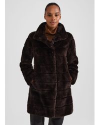 Hobbs - Ros Faux Fur Coat - Lyst