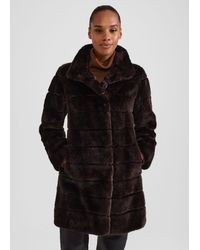 Hobbs - Ros Faux Fur Coat - Lyst
