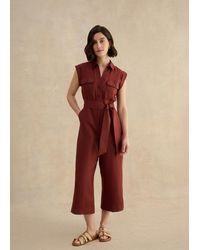 Hobbs - Petite Spencer Linen Jumpsuit - Lyst