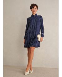Hobbs - Francesca Spot Dress - Lyst
