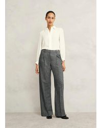 Hobbs - Emelie Wide Trouser With Wool - Lyst