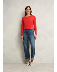 Hobbs - Michelle Cotton Blend Cardigan - Lyst