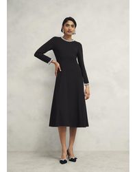Hobbs - Eugenie Trim Detail Dress - Lyst