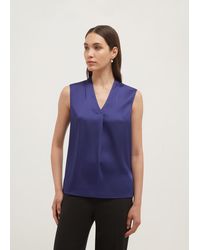 Hobbs - Alora Satin Blouse - Lyst