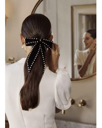 Hobbs - Tilly Velvet Hair Clip - Lyst