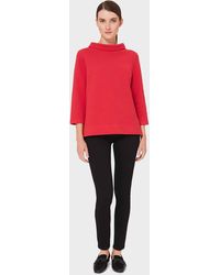Hobbs - Betsy Textured Top With Cotton - Lyst