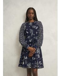 Hobbs - Rosie Tie Mini Dress - Lyst