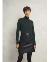 Hobbs - Lara Merino Wool Roll Neck Jumper - Lyst