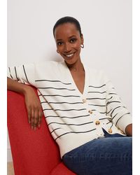 Hobbs - Carleton Cotton Cardigan - Lyst