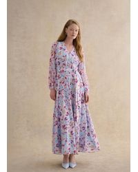 Hobbs - Petite Thea Tie Belted Dress - Lyst
