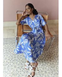 Hobbs - Ripsley Tie Waist Midaxi Dress - Lyst