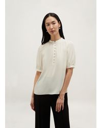 Hobbs - Butter Cream Azalea Blouse - Lyst