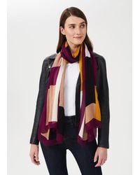 Hobbs - Emery Printed Scarf - Lyst
