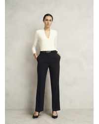 Hobbs - Rae Straight Trousers - Lyst