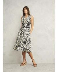 Hobbs - Teagan Linen Dress - Lyst