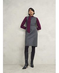 Hobbs - Elsie Wool Blend Dress - Lyst
