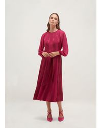 Hobbs - Loren Jacquard Dress - Lyst