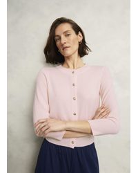 Hobbs - Tresco Wool Cashmere Cardigan - Lyst