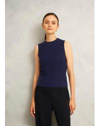 Hobbs - Yasmin Merino Wool Knitted Tank Top - Lyst