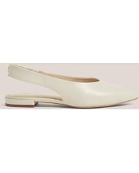 Hobbs - Natalia Leather Flat Slingbacks - Lyst