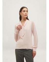 Hobbs - Tarini Tie Neck Top - Lyst