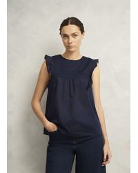 Hobbs - Joy Cotton Blouse - Lyst