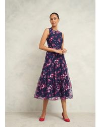 Hobbs - Petite Bethany Embroidered Dress - Lyst