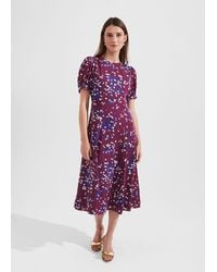 Hobbs - Rochelle Floral Fit And Flare Dress - Lyst