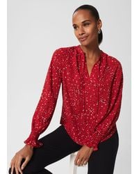 Hobbs - Aisha Printed Blouse - Lyst