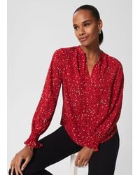 Hobbs - Aisha Printed Blouse - Lyst