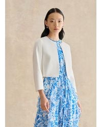 Hobbs - Elize Textured Jacket - Lyst