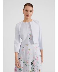 Hobbs - Elize Crepe Jacket - Lyst