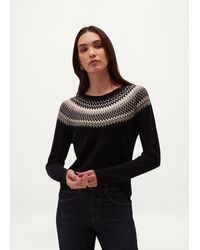 Hobbs - Greta Fairisle Jumper - Lyst