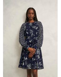 Hobbs - Rosie Tie Mini Dress - Lyst