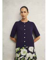 Hobbs - Leanne Cardigan With Wool - Lyst