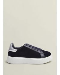Hobbs - Cosima Velvet Trainer - Lyst