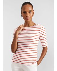 Hobbs - Katie Cotton Button Back Top - Lyst