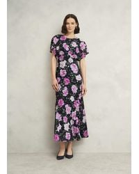 Hobbs - Lalena Sequin Floral Dress - Lyst