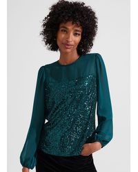 Hobbs - Zariah Sequin Top - Lyst