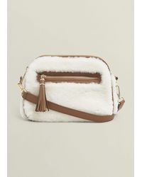 Hobbs - Carlton Shearling Crossbody Bag - Lyst