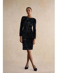 Hobbs - Sawyer Sequin Dress - Lyst