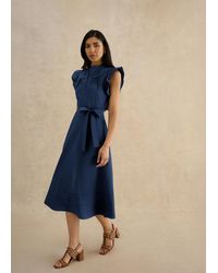 Hobbs - Karina Cotton Dress - Lyst