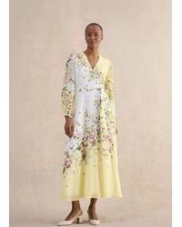 Hobbs - Ariel Floral Silk Dress - Lyst