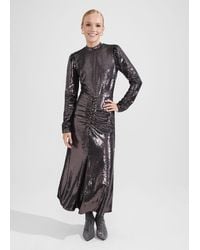 Hobbs - Loretta Sequin Dress - Lyst