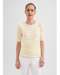 Hobbs - Eva Cotton Striped T-shirt - Lyst