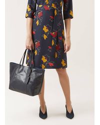 hobbs whitby leather tote bolsa