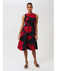 Hobbs - Linen Twitchill Dress - Lyst