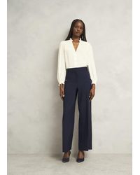 Hobbs - Alisa Wide Trousers - Lyst
