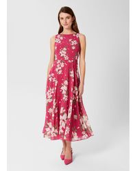 Hobbs Carly Dress in Blue Lyst UK