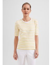 Hobbs - Eva Cotton Striped T-shirt - Lyst